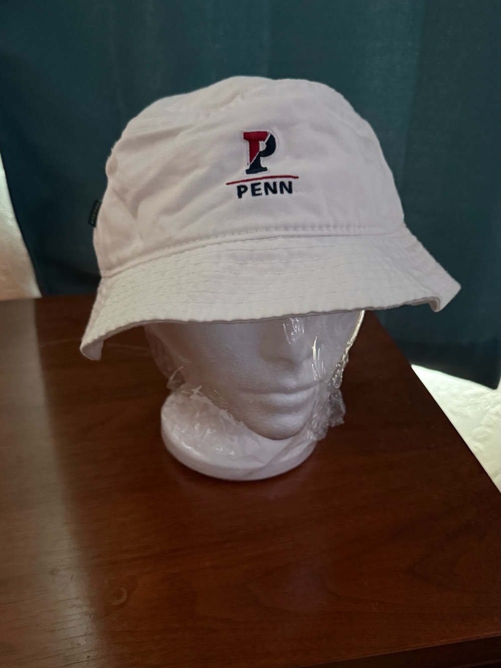 University of Pennsylvania-Legacy White Bucket Hat with Penn Logo